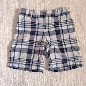Janie & Jack Boys Size Four plaid Shorts like new